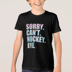 Sorry Kan Hockey Vaarwel grappige Hockey  Tri-Blend Shirt