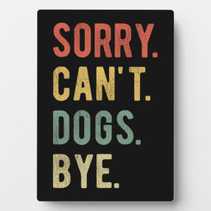 Sorry kan honden niet bijten II Fotoplaat