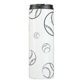 Sorry kan honkbal doei grappig honkbal spel liefhe thermosbeker (Achterkant)