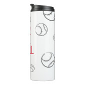 Sorry kan honkbal doei grappig honkbal spel liefhe thermosbeker (Geroteerd rechts)