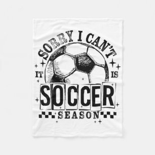 Sorry, kan ik niet. Het is voetbal seizoen wedstri Fleece Deken