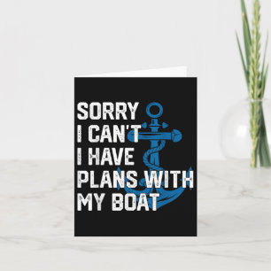 Sorry Kan Ik Niet Ik Heb Plannen Met Mijn Boot Vaa Kaart