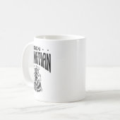 Sorry kan niet badminton bye shuttle racket koffiemok (Voorkant links)