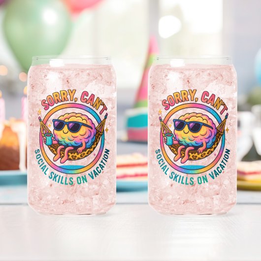 Sorry kan niet... blikvorm glas (Insitu (Verjaardag))