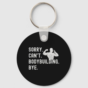 Sorry kan niet bodybuilding bye - Spieren Workout  Sleutelhanger
