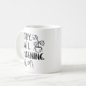 Sorry. Kan niet. Gardening. Dag. Koffiemok (Voorkant links)