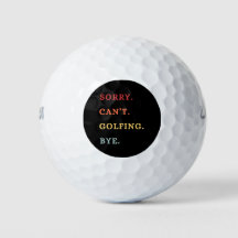 Sorry. Kan niet. Golfen. Dag. - Cool Retro Golfer