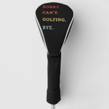 Sorry Kan Niet Golfen Dag - Cool Retro Golfer