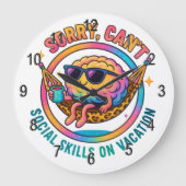 Sorry kan niet... grote klok (Voorkant)