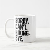 Sorry Kan niet hiking dag Koffiemok (Links)