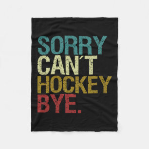 Sorry kan niet hockey fleece deken