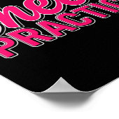 Sorry, kan niet, ik heb cheerleader training C Poster (Hoek)