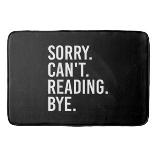 Sorry Kan Niet Lezen Tot Ziens Grappige Boekliefhe Badmat