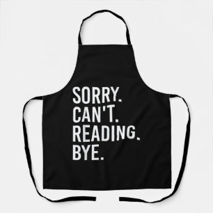 Sorry Kan Niet Lezen Tot Ziens Leuke Boekenliefheb Schort