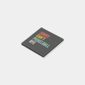 Sorry kan niet pickeball bye grappig retro post-it® notes (Schuin)