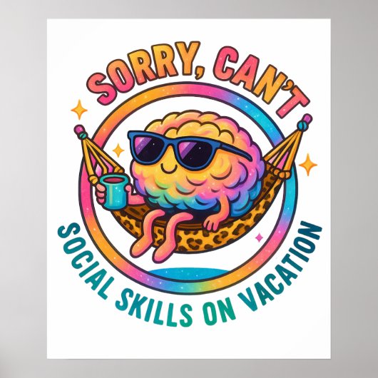 Sorry kan niet... poster (Voorkant)