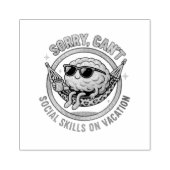 Sorry kan niet... rubberstempel (Afrduk)