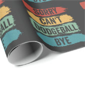 Sorry kan niet treuzelen bye grappig retro  cadeau cadeaupapier (Rol Hoek)