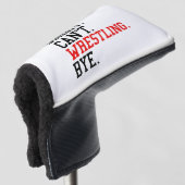 Sorry kan niet worstelen bye worstelaar golfheadcover (3/4 voorkant)