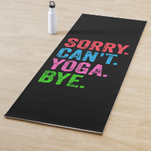 Sorry kan niet yoga bye grappig