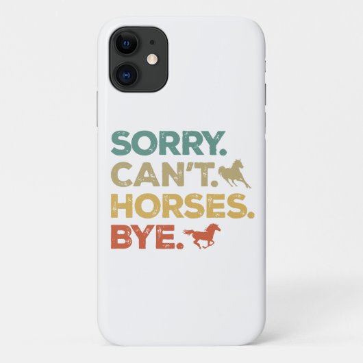 Sorry Kan Paard Dag Case-Mate iPhone Case (Achterkant)