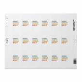 Sorry Kan Paard Dag Etiket (Full Sheet)