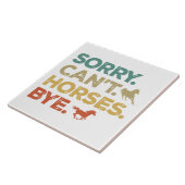 Sorry Kan Paard Dag Tegeltje (Zijkant)