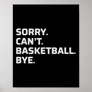 Sorry - Kan - Schetsen - Tot ziens - Vintage Stijl Poster