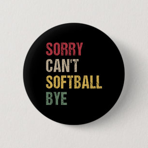 Sorry Kan Softbal Doei Ronde Button 5,7 Cm
