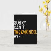 Sorry Kan Taekwondo Niet Dag Kaart (Gele Bloem)