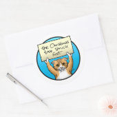 Sorry Kat Ronde Sticker (Envelop)