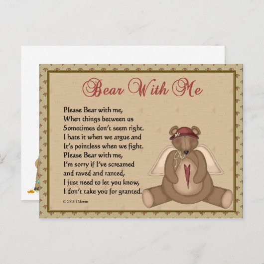 Sorry Keepaardcard Briefkaart (Voorkant / Achterkant)