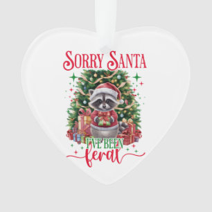 Sorry kerstman, ik ben geweest ornament