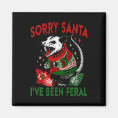 Sorry Kerstman, ik ben heel grappig geweest Feral  Magneet (Voorkant)