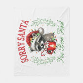 Sorry Kerstman, ik ben verwilderd Fleece Deken (Voorkant)