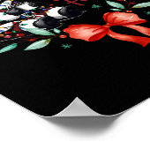 Sorry kerstman, ik ben verwilderd kerst wasbeer af poster (Hoek)