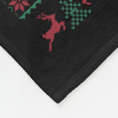 Sorry kerstman, ik ben verwilderd kerstvakantie ra fleece deken (Hoek)