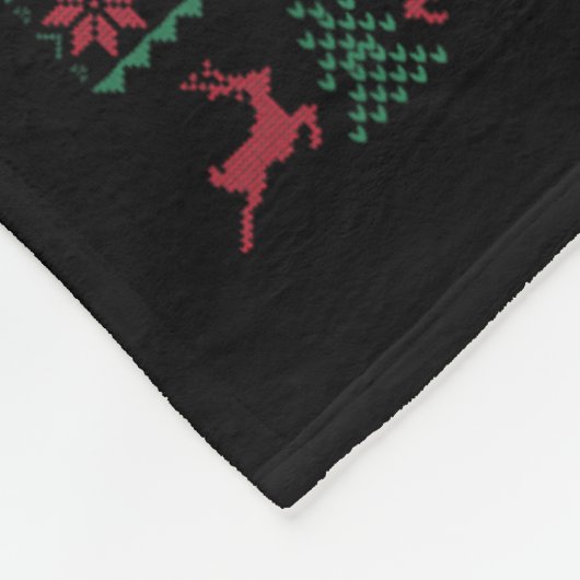 Sorry kerstman, ik ben verwilderd kerstvakantie ra fleece deken (Hoek)