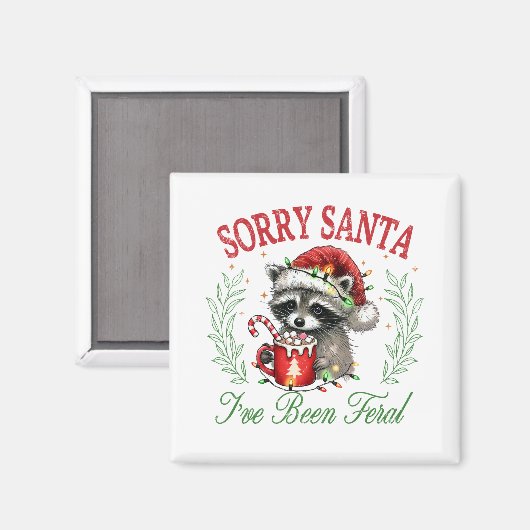 Sorry Kerstman, ik ben verwilderd Magneet (Voorkant / Achterkant)