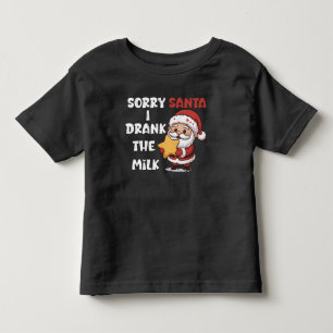 Sorry Kerstman, ik heb de melk opgedronken Kinder Shirts