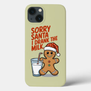 Sorry kerstman, ik heb de Milk Baby kerstoutfit Dr Case-Mate iPhone Case