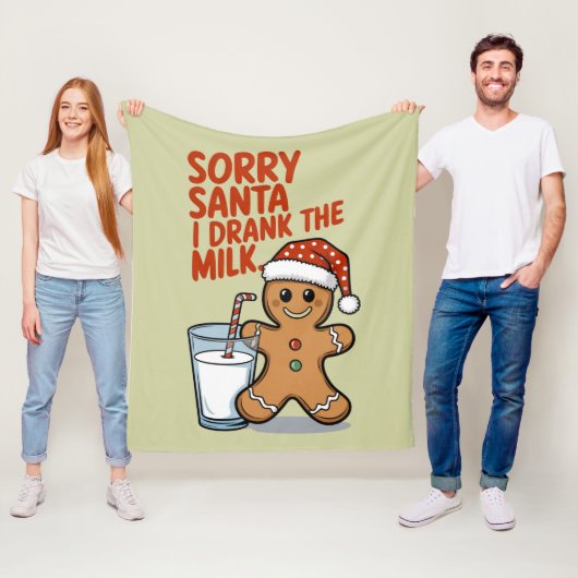 Sorry kerstman, ik heb de Milk Baby kerstoutfit Dr Fleece Deken (In situ)