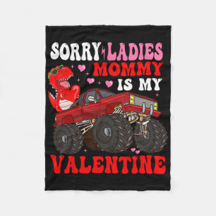 Sorry kids dames mama is mijn Valentijnsdag Fleece Deken