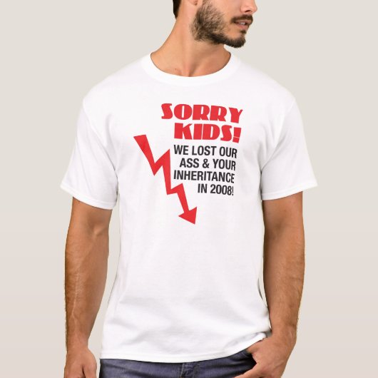 SORRY KINDER! t-design T-shirt (Voorkant)
