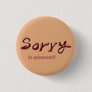 sorry knoppen ronde button 3,2 cm