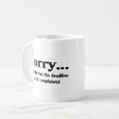 Sorry Koffiemok (Voorkant links)