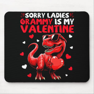 Sorry Ladies Grammy Is My Valentijnsdag Dinosaurus Muismat