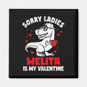 Sorry Ladies Welita Is Mijn Valentijn Dinosaur Boy Magneet