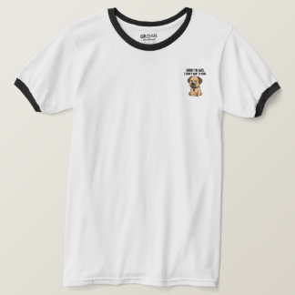 Sorry Late Chagrijnige Hond T-shirt