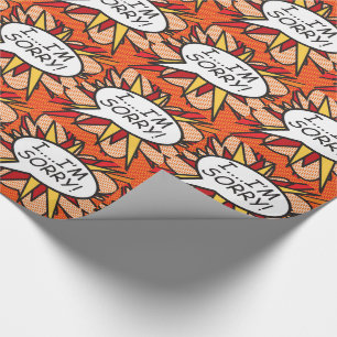 SORRY Leuk Retro Stripboek Pop Art Cadeaupapier